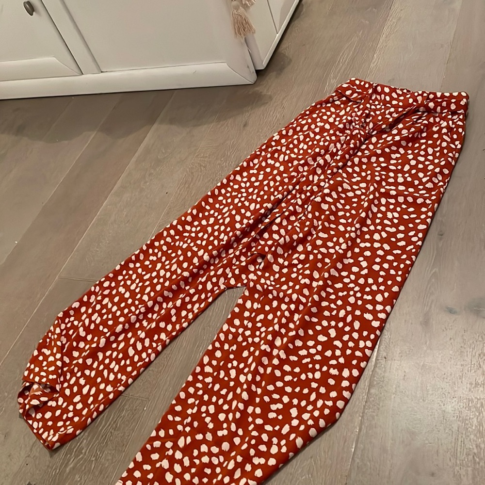 forever 21 spotted pants